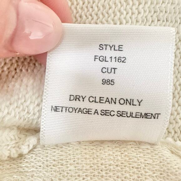 Brochu Walker Women's Layered Linen Cardigan Sweater Large - Picture 5 of 5